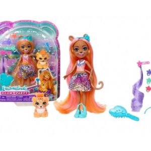 Enchantimals Glam Party Charisse Cheetah y Grinsy